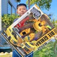 SUPER BIG SIZE GIFT BOX Transformable Super Robot Figure Toy Mainan Robot Besar Superhero Robot Acti