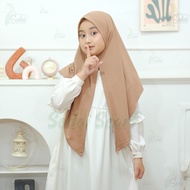 Triangle Soft Pet Instant Jersey Teen 5 - 13 Years Instant Triangle Hijab Jersey Soft Pad Teen