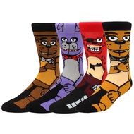 Cartoon puppy men's socks athleisure anime socks