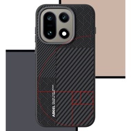 1+15 Magnetic Wireless Charging Phone Case for OnePlus 15 1+13T One Plus 13S Carbon Fiber Pattern Pr