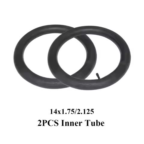 2pcs 14 Inch 14x2.125 Butyl Inner Tube 14x1.75/2.125 for Electric Scooters E-Bike Unicycle Tyre Bicy
