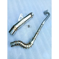 Kou mahachai Pipe 51mm canister conical open specs exhaust Pipe for Wave 125 Xrm 110/125 Wave 100/11