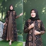 0MS GAMIS BATIK SRIWEDARI MAXI SUPER JUMBO XXL LD 110
