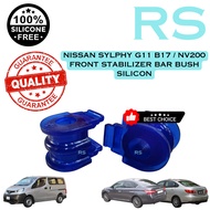 [1 Pair] Nissan Sylphy G11 B17 1.8 2.0 08-19Y, NV200 Front Stabilizer Bar Bush (20mm) PU Silicone