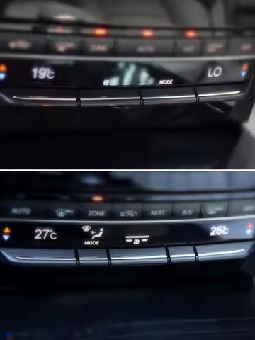 Air Conditioning Buttons For Mercedes W212 Car Console Air Conditioning Buttons Decoration Trim For 