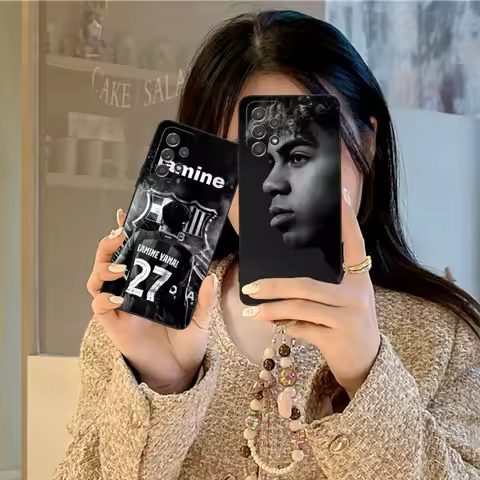 Lamine Yamal Mobile Cell Phone Case for Samsung Galaxy A91 73 71 70 54 53 52 34 24 23 21 S 5G Black 