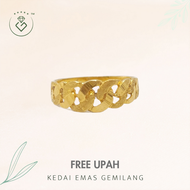 [Kedai Emas Gemilang] 2001776 Gold Ring (13) (2.03G) [916 Gold]