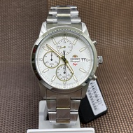 Orient FKU00001W0 Chronograph SP White Analog Stainless Steel Men's Watch