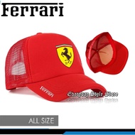 Premium F1 Snapback Hat/Men Women Racing Mesh Truck Driver Hip Hop Hat/FERRARI F1 FORMUL 0305