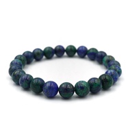 AZURITE หินอะซูไรต์ เลือกขนาดเม็ดหินได้ (4-12 มม.) สร้อยข้อมือหินแท้ by siamonlineshop