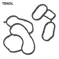 [TENOL] ABS Rubber Oil Filter Housing Seal Gasket Kit High Performance for BMW E46 E61 E81 E87 E90 E