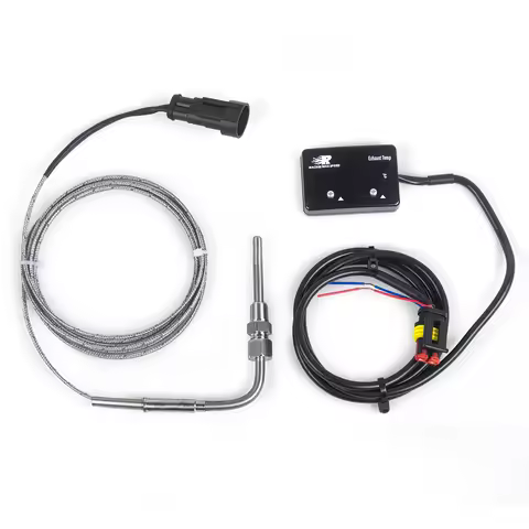 Mini Car Exhaust Temp Gauge Exhaust Gas Meter Digital With Sensor EXT Temperature Meter for 4WD Hilu