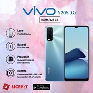 RECOMMENDED HP VIVO Y20s G RAM 6 128 GB 6.51 HD 5000mah Sidik Jari Sam