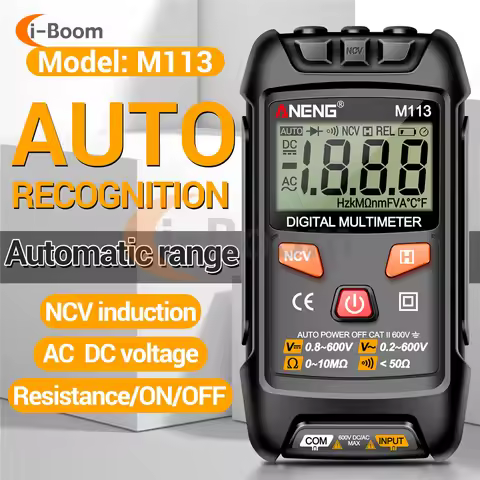 ANENG M113 Multimeter Digital Display High Precision Portable Voltage Ammeter Intelligent Multifunct
