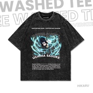 Hikaru NARUTO Anime T-Shirt "SASUKE UCHIHA" Oversize Washed T-Shirt | Stone Wash T-Shirt | Anime T-Shirt| Comic T-Shirts | T-shirt Film | Oversized T-shirt | Stone Wash Oversize | Washed T-Shirt | Vintage tee | Oversize T-Shirt | Vintage T-Shirts | Retro