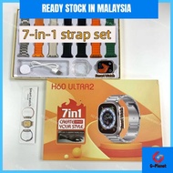 H60 Ultra 2 New Smart Watch 7 In 1 Straps 49mm Full Touch Screen Sport Fitness Watch Reloj Inteligen