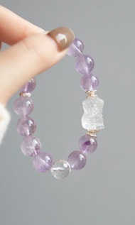 薰衣草紫水晶+白水晶扎基拉姆前世今生