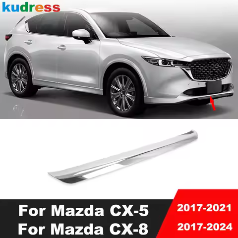 Front Bottom Bumper Cover Trim For Mazda CX-5 CX5 KF 2017-2021 CX-8 2017-2024 Steel Car Head Grille