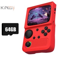 R36T Retro Handheld Game Console 64G 15000 Games 3.5 Inch IPS Screen Portable Pocket Video Game Play