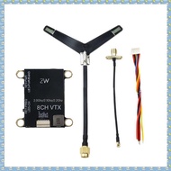 (W L N H)2.0G 2.1G 2.2G 2W VTX 8CH High Power FPV Audio Video Transmitter NTSC/PAL forFPV Long Range