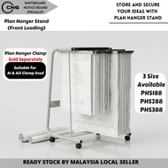 CNG Plan Hanger Stand All Sizes Front Loading Suitable A1 & A0 Plan Hanger Clamps