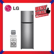 LG Fridge GN-B272SQCB / 272L - Dark Graphite Steel Top Freezer with Inverter Compressor &amp; Multi Air Flow Fridge / Refridgerator / Peti Sejuk