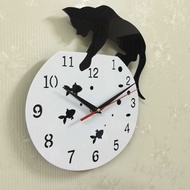 「 YUYANG Lighting 」นาฬิกาควอตซ์เข็มดูนาฬิกาแขวนกระจกอะคริลิค Reloj Pared Horloge Diy นาฬิกานาฬิกาทันสมัยห้องนั่งเล่นสติกเกอร์3d