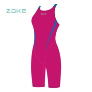 ZOKE Girls Sports Conjoined Swimming Suit Kids Training Competition Swimwear Children Bathing Suit 1