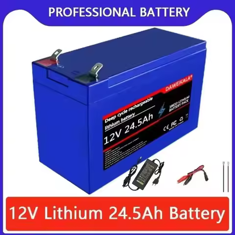 12V 24.5Ah 18650 Lithium Battery Pack 3S7P Rechargeable Battery for Solar Energy Electric Vehicle Ba