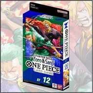 GENUINE English Cards One Piece Starter Deck 12 Zoro & Sanji ST-12 Full Seal