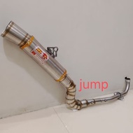 Racing Exhaust Redleo 1set for Finn 115i Kriss 100 Wave 100 Dash 110/125 Srl115 Ez115 Ex5 Kriss110 K