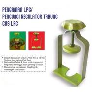 GAS REGULATOR SAFETY Gas Cylinder Regulator Retainer Locking Tool/ 3 Kg and 12 Kg Gas Cylinder Clamp