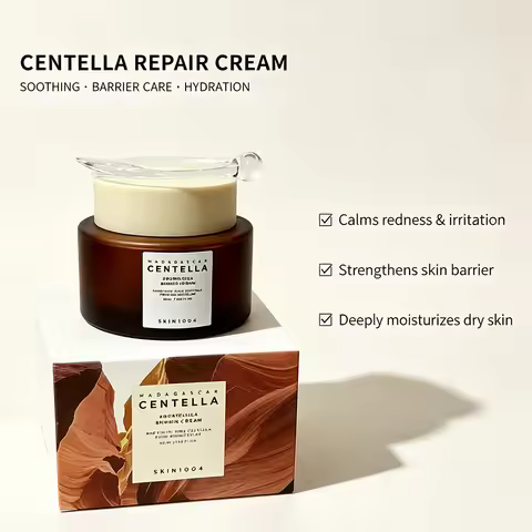 Korea Centella Probiotics Repair Cream, Advanced Barrier Repair Face Cream Cream for Calm Hydrated R