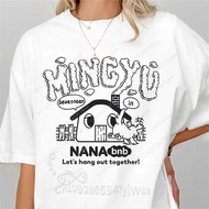 Nana Bnb World Tour Graphic T-shirt UnisexKapas Loose Shirt Korean Kpop Pop Music Tee T-shirt Men an