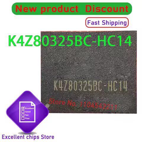 (1-4piece) 100% New K4Z80325BC K4Z80325BC-HC14 K4Z80325BC-HC16 BGA DDR6 Chipset