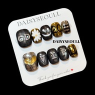 Nailbox BigBang Gdragon black yellow 06 DAISY NAIL