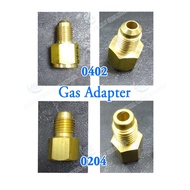 Adapter Gas Tong connector copper fridge gas bottle