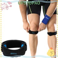 UPSTOPAO Patella Support Strap, Black 37.2cm Knee Support Strap, High Quality Protective Gear Dampin