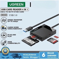 UGREEN 30333 All-In-One USB 3.0 Card Reader SD TF CF MS PC Laptop - 2 IN 1 4 IN 1/