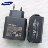 [ร้อน] Samsung S22ที่ชาร์จชนิด C Ultra 5G 45W ชาร์จเร็วสุดๆเครื่องแปลงพลังงานกำแพงสาย PD 1/1.5M สำหรับ Galaxy Note 20 10 Plus แท็บ S8 +