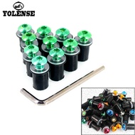 For Kawasaki Z650 Z750 Z800 Z900 Z1000 Z1000SX Z900RS Motorcycle Windshield Bolts Screw Nut Fastener