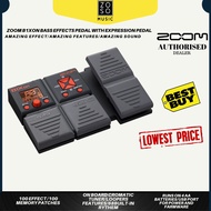 ZOOM B1XON Bass Effects Pedal with Expression Pedal/Zosomusicsabah/bassmultieffect/