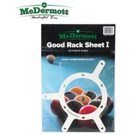 (SG SELLER) McDermott Good Rack Sheet / McDermott Magic Rack Sheet For 9 Ball & 10 Ball / Pool Magic