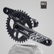R RACEWORK Mountain Bike Chainring NX GXP Hollow Integrated Crank 12S Speed Chainring Positive Negat