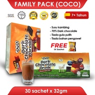 Coco OCOC Smart Student Family Pack Dark Chocolate Premium by Dr Rizal