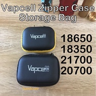 Vapcell Zipper Case Storage Box Bag for 3.7V 4.2V 21700 18650 18350 18500 16340 sony LG vape lithium