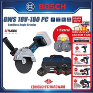 BOSCH GWS 18V-180 PC Professional Cordless Angle Grinder With BITURBO GWS18V180PC GWS18V-180PC 角磨机 0