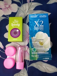 Paket Softlens Lovely DM 14,4mm Normal + Air Softlens X2 60ml