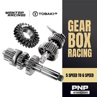 TOBAKI RACING Gear Box FULL SET 6SPEED Y15ZR LC135 5S EX5 DREAM WAVE125 5S Transmission LC Y15 V1 23