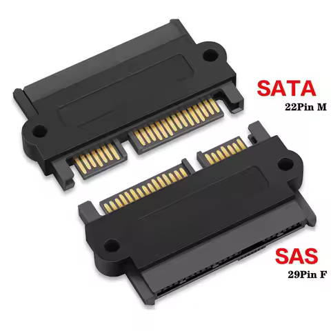 SFF-8482 Motherboard SAS 29Pin Female To SATA 22Pin Male Adapter Server SAS To 22Pin Serial Port Sat